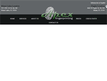 Tablet Screenshot of apexfingerprinting.com
